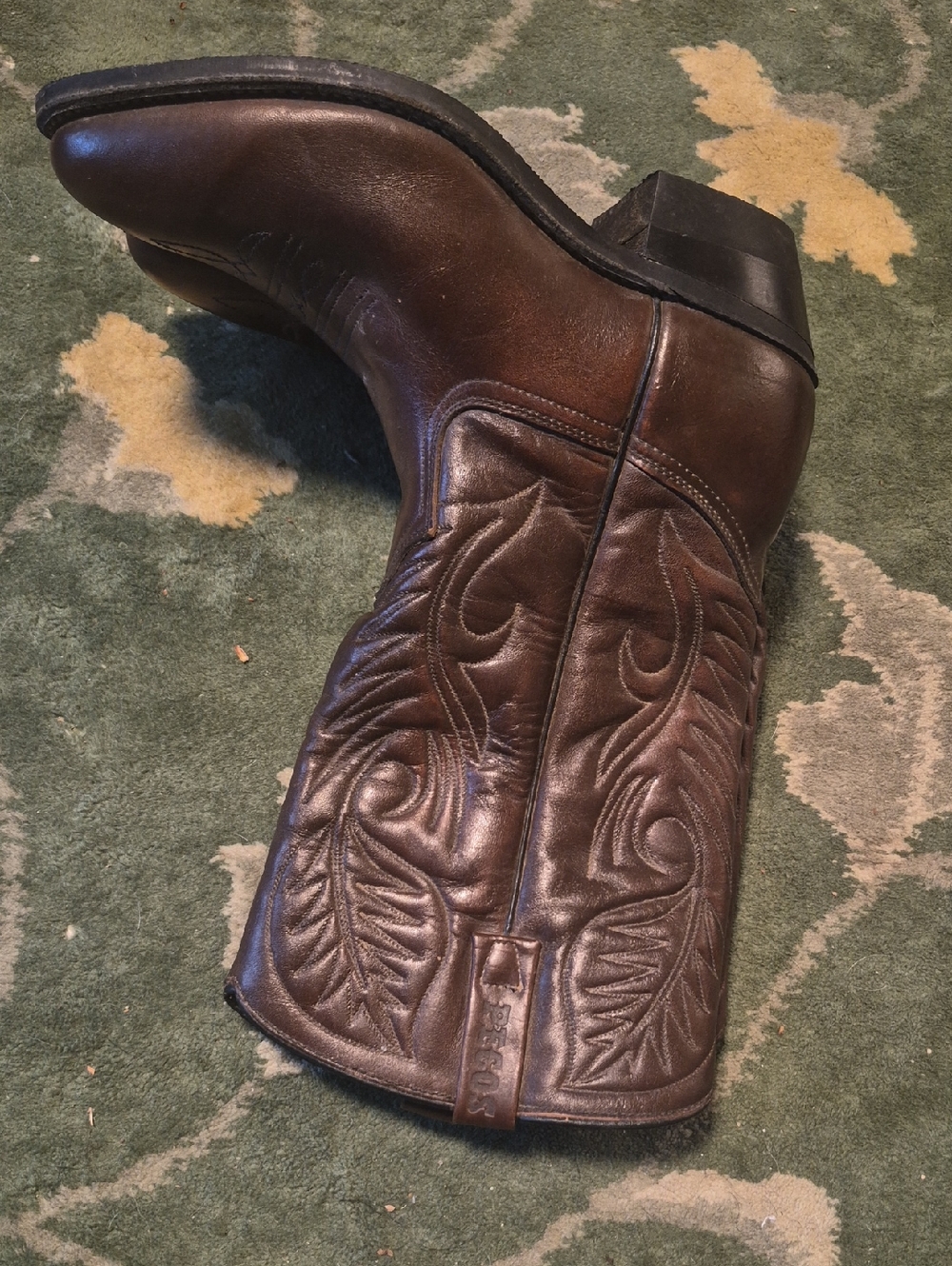 Red Wing Shoes Tan and Brown Leather Western Boot